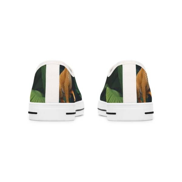 Women’s Low Top Sneakers – Tropical Blossom Design - Image 15