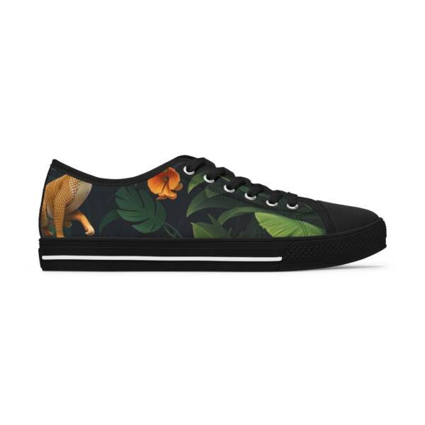 Women’s Low Top Sneakers – Tropical Blossom Design - Image 4
