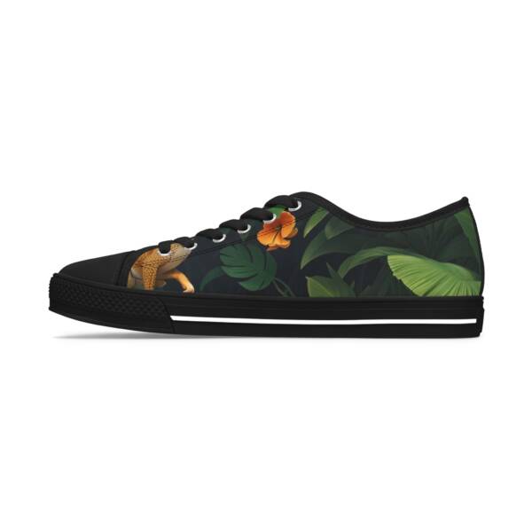 Women’s Low Top Sneakers – Tropical Blossom Design - Image 5