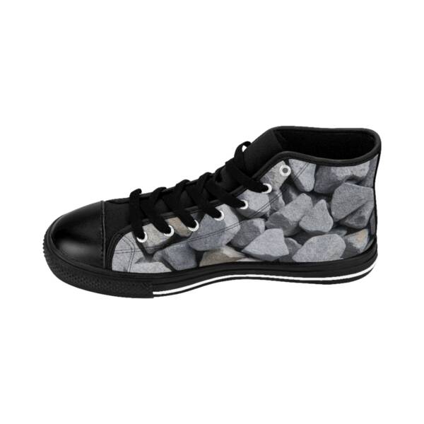 Women's Classic Sneakers –Stone Pattern Design - Image 8