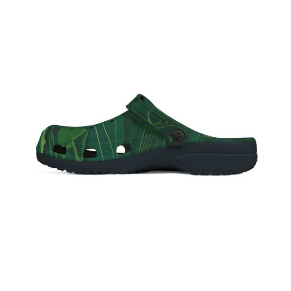 EVA Foam Rubber Shoes (AOP)-Geometric Green Pattern Design - Image 5
