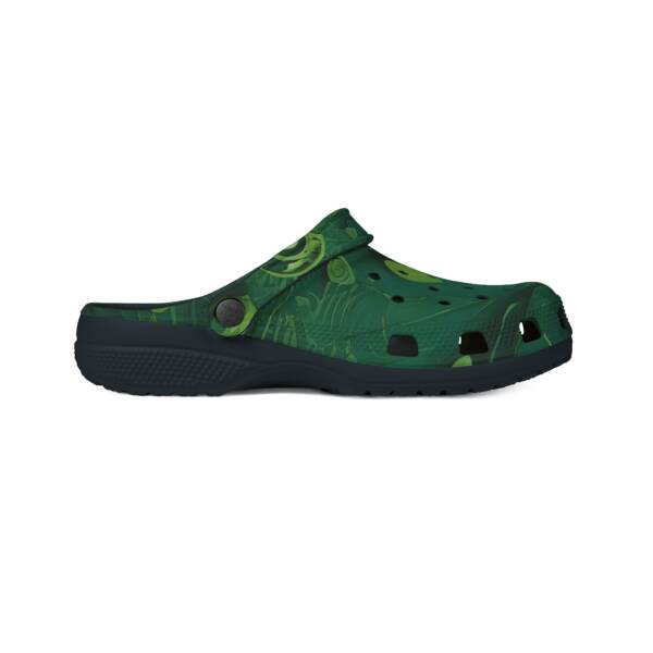 EVA Foam Rubber Shoes (AOP)-Geometric Green Pattern Design - Image 6
