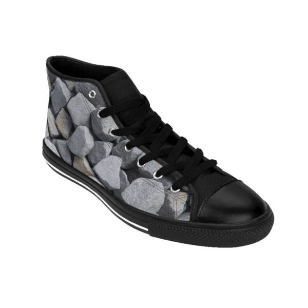 Women's Classic Sneakers –Stone Pattern Design - Image 9
