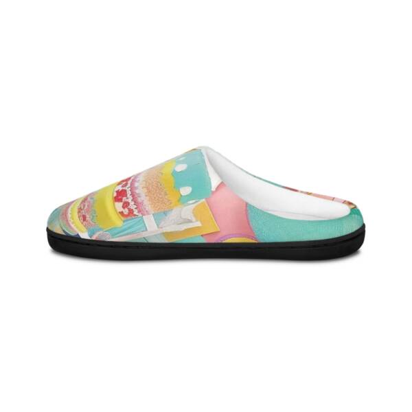 Women’s Indoor Slippers – Colorful Whimsy Design - Image 3
