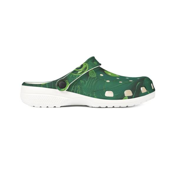 EVA Foam Rubber Shoes (AOP)-Geometric Green Pattern Design - Image 14