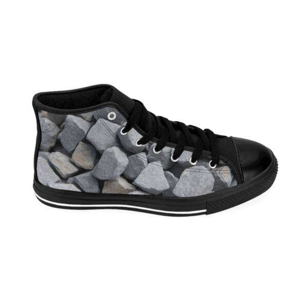 Women's Classic Sneakers –Stone Pattern Design - Image 7