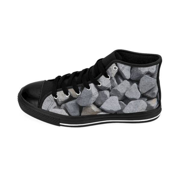 Women's Classic Sneakers –Stone Pattern Design - Image 4