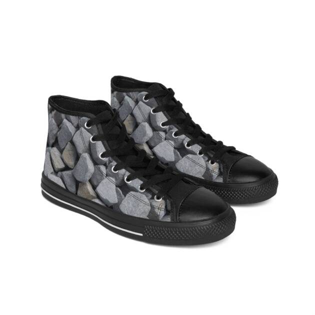 Women's Classic Sneakers –Stone Pattern Design