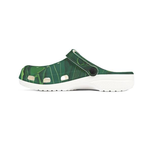 EVA Foam Rubber Shoes (AOP)-Geometric Green Pattern Design - Image 13