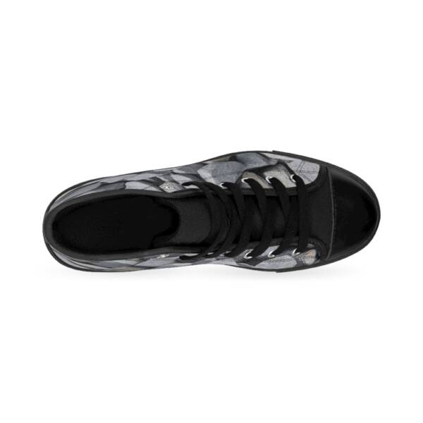 Women's Classic Sneakers –Stone Pattern Design - Image 3
