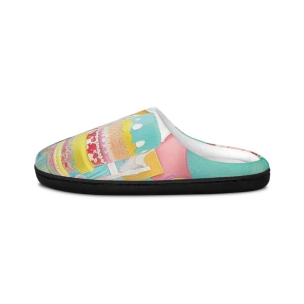 Women’s Indoor Slippers – Colorful Whimsy Design - Image 4