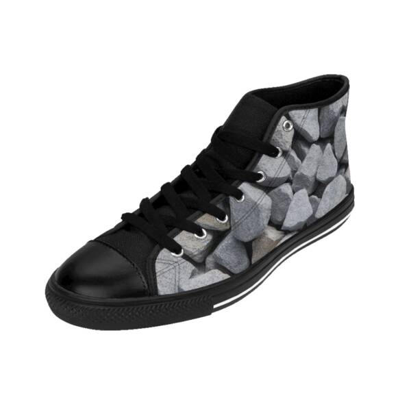 Women's Classic Sneakers –Stone Pattern Design - Image 6