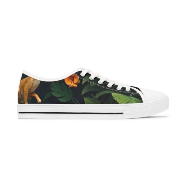 Women’s Low Top Sneakers – Tropical Blossom Design - Image 12