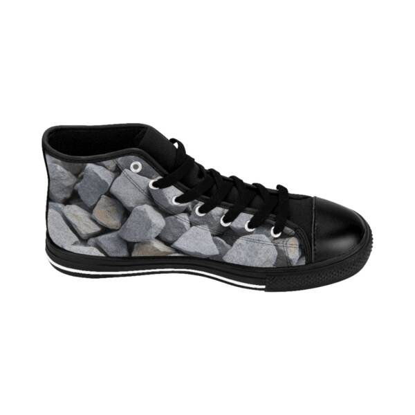 Women's Classic Sneakers –Stone Pattern Design - Image 5